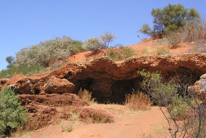 Cave shelter at Monkey Mia