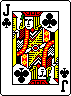 playing card - jack of clubs