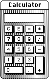 Calculator app for the Apple Macintosh